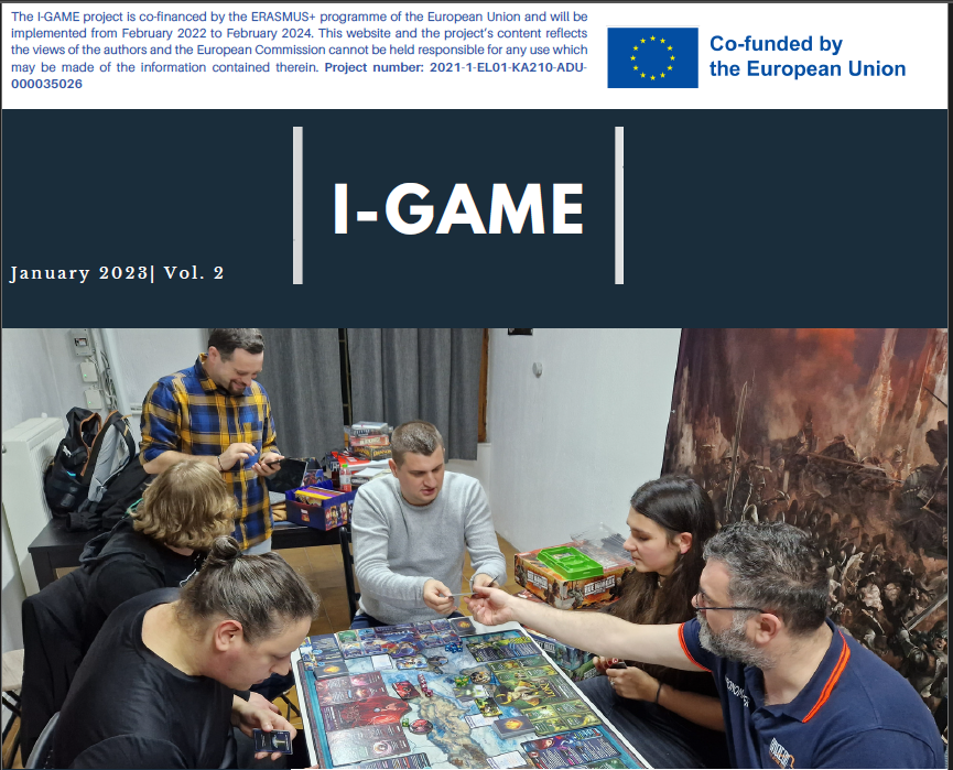 Second Newsletter of the I-GAME Project is out!